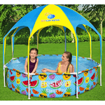 Bestway Piscina Fuori Terra per Bambini Steel Pro Anti UV 244x51 cm