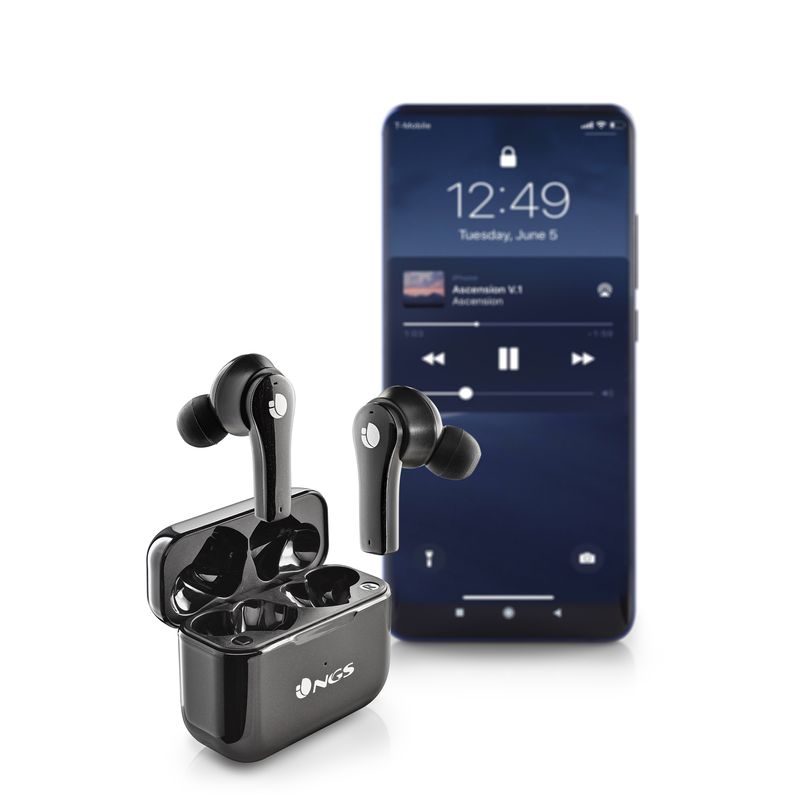 NGS-ARTICA-BLOOM-Auricolare-Wireless-In-ear-Musica-e-Chiamate-USB-tipo-C-Bluetooth-Nero