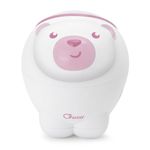 Chicco First Dreams Polar Bear luce da notte per bambino Libera installazione Rosa, Bianco