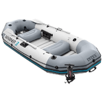 Intex Mariner 3 Inflatable Dinghy 3 Man Boat with Aluminium Oars and Pump 3 persone Single