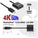 CLUB3D-DisplayPort-1.2-a-HDMI-2.0-UHD-Adaptador-Activo