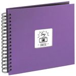 Hama Fine Art Spiral Album, purple, 26x24/50 album fotografico e portalistino Viola 10 x 15, 13 x 18