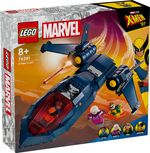 LEGO-Marvel-76281-X-Jet-di-X-Men-Aereo-Giocattolo-per-Bambini-di-8--Anni-Modellino-da-Costruire-con-Minifigure-di-Supereroi