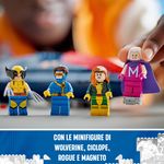 LEGO-Marvel-76281-X-Jet-di-X-Men-Aereo-Giocattolo-per-Bambini-di-8--Anni-Modellino-da-Costruire-con-Minifigure-di-Supereroi