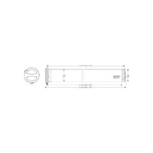 Nordrive T400, Kargo-Tube, 3 staffe - 405 cm