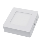 Optonica Plafoniera led soffitto 6watt slim quadra alimentatore incluso *** temperatura colore lampada 4500k bianco