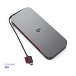 Lenovo GO Polimeri di litio (LiPo) 10000 mAh Carica wireless Grigio