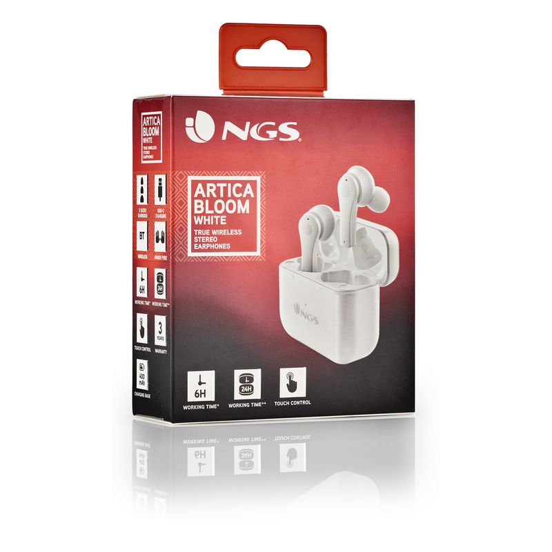 NGS-ARTICA-BLOOM-Auricolare-Wireless-In-ear-Musica-e-Chiamate-USB-tipo-C-Bluetooth-Bianco