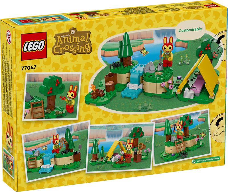 LEGO-Animal-Crossing-77047-Bonny-in-Campeggio-Giochi-Creativi-per-Bambini-6--con-Coniglietto-Giocattolo-e-Tenda-da-Costruire