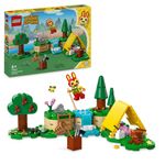 LEGO-Animal-Crossing-77047-Bonny-in-Campeggio-Giochi-Creativi-per-Bambini-6--con-Coniglietto-Giocattolo-e-Tenda-da-Costruire