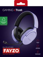 Trust-GXT-489P-FAYZO-Auricolare-Cablato-A-Padiglione-Giocare-Nero-Viola