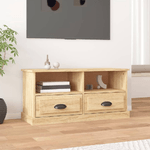 vidaXL Mobile Porta TV Rovere Sonoma 93x35,5x45cm in Legno ingegnerizzato