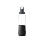 EMSA KW DRINK2GO N31001 Uso quotidiano 700 ml Vetro Nero, Trasparente