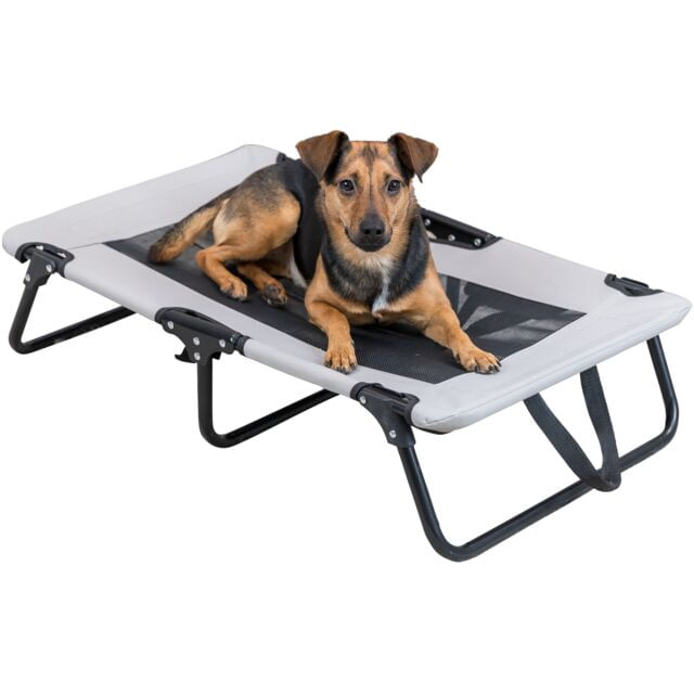 TRIXIE-Lettino-per-Cani-79x19x50-cm-Grigio-e-Nero