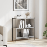 vidaXL Libreria Grigio Sonoma 72x28x77,5 cm in Legno ingegnerizzato