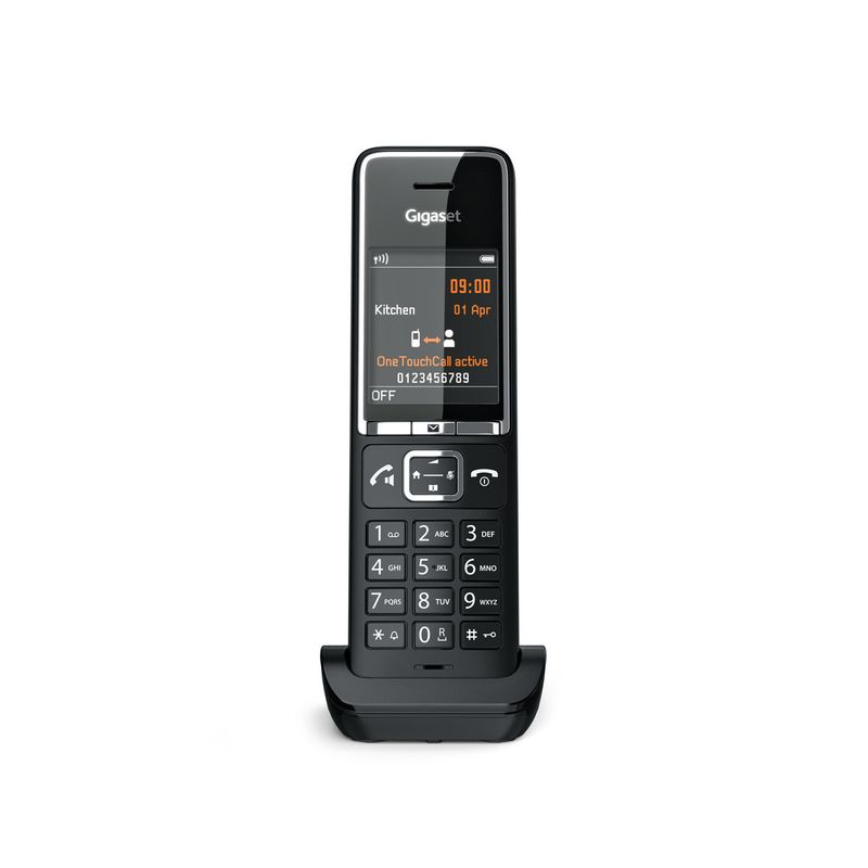 Gigaset-COMFORT-550HX-Telefono-analogico-DECT-Identificatore-di-chiamata-Nero