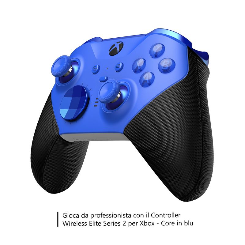 Microsoft-Xbox-Elite-Series-2---Core-Nero-Blu-Bluetooth-USB-Gamepad-Analogico-Digitale-PC-Xbox-One-Xbox-One-S-Xbox-O