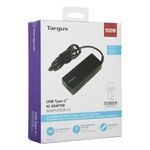 Targus-APA108EU-adattatore-e-invertitore-Interno-100-W-Nero