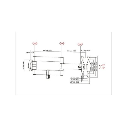 Munari-SP367-Supporto-TV-a-parete-66-cm--26--Nero