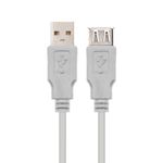 Nanocable-10.01.0202-cavo-USB-1-m-USB-2.0-USB-A-Beige