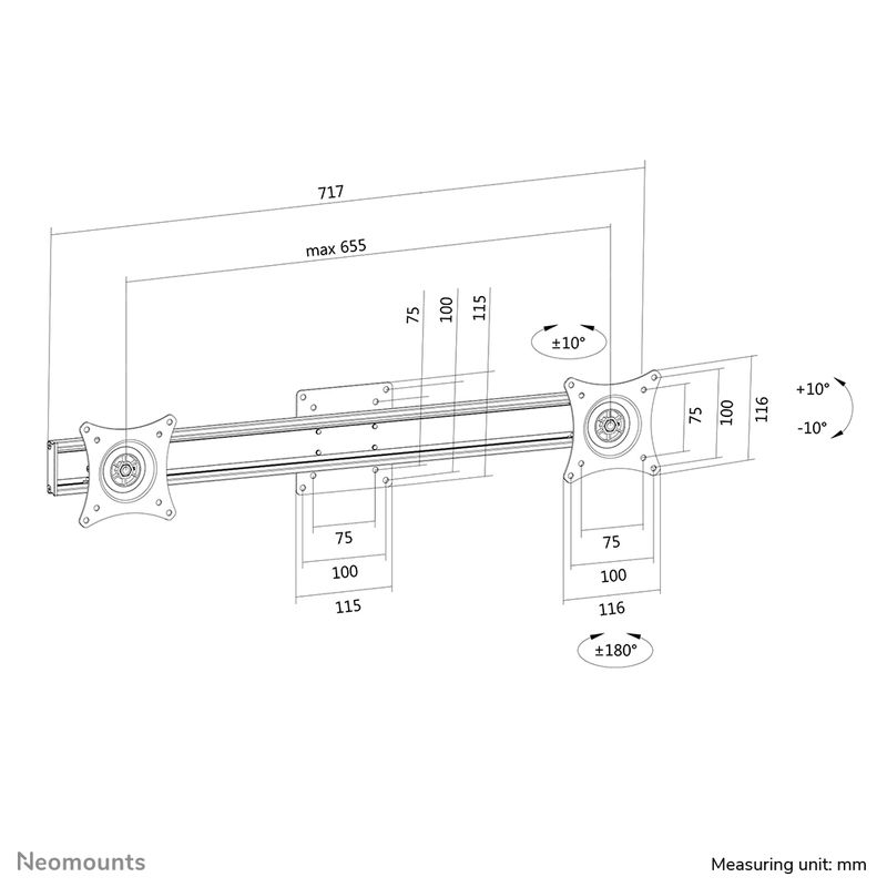 Neomounts-by-Newstar-Adattatore-doppio-monitor