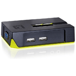 Level One LevelOne KVM-0222 switch per keyboard-video-mouse (kvm) Nero, Verde