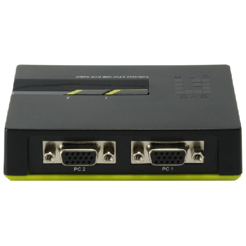 LevelOne-KVM-0222-switch-per-keyboard-video-mouse--kvm--Nero-Verde