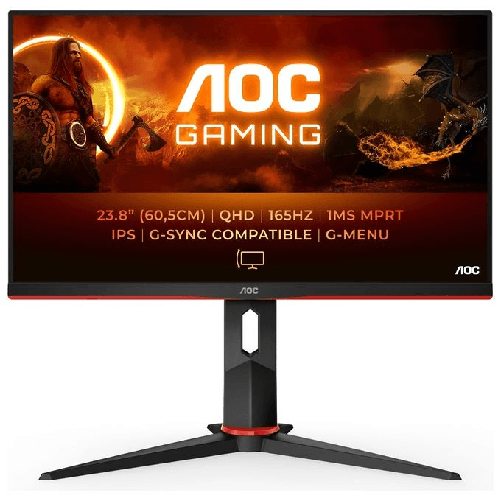 AOC-G2-Q24G2A-BK-LED-display-605-cm--23.8--2560-x-1440-Pixel-Quad-HD-LCD-Nero-Rosso