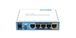 ACCESS-POINT-MIKROTIK-hAP-with-650MHz-CPU64MB-RAM5xLANbuilt-in-2.4Ghz-802.11b-g-n-2x2-2chain-wireless-integr-ant
