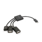 Gembird UHB-OTG-02 hub di interfaccia USB 2.0 Micro-B