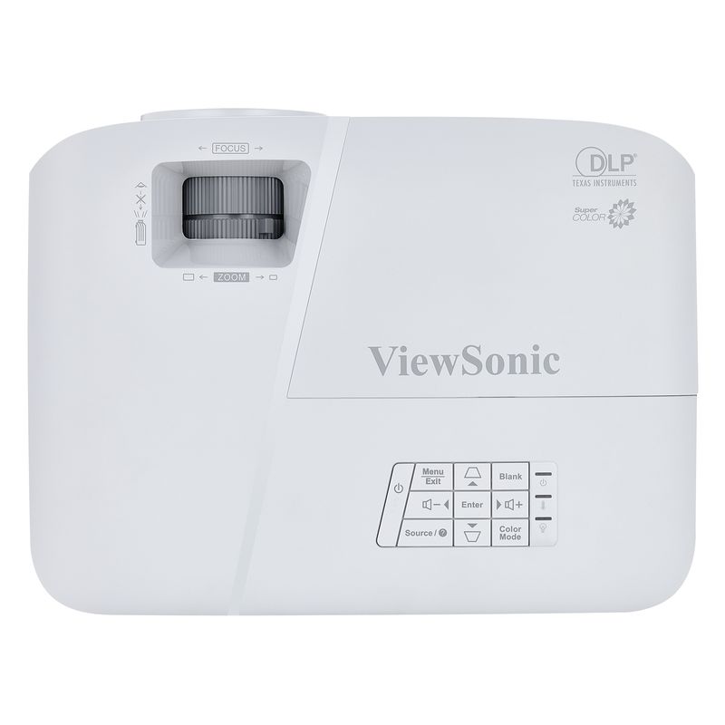 Viewsonic-PA503S-videoproiettore-Proiettore-a-raggio-standard-3600-ANSI-lumen-DLP-SVGA--800x600--Grigio-Bianco