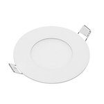 Optonica Pannello led incasso 8 cm 3watt slim tondo soffitto alimentatore incluso *** temperatura colore lampada 4500k