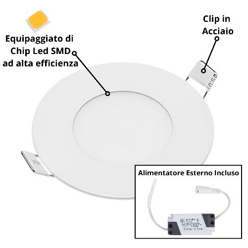 Pannello-led-incasso-8-cm-3watt-slim-tondo-soffitto-alimentatore-incluso-----temperatura-colore-lampada-4500k-bianco-...