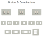 Placca-alluminio-2-posti-scatola-tonda-serie-bticino-magic-500-2-x