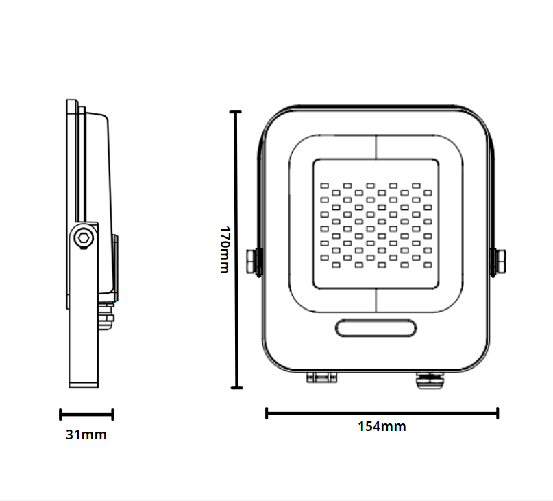 Proiettore-led-30-watt-slim-metallo-bianco-ip65-equivalente-160-watt-----temperatura-colore-lampada-6000k-bianco-fred...