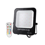 Optonica Proiettore led rgb light con telecomando potenza 50 watt colore nero ip65