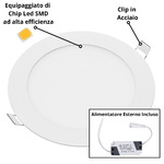 Pannello-led-incasso-155-cm-12watt-slim-tondo-soffitto-alimentatore-incluso-----temperatura-colore-lampada-2700k-bian...