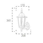 Lanterna-a-parete-da-esterno-alluminio-nero-attacco-e27-ip44-diffusore-in-vetro