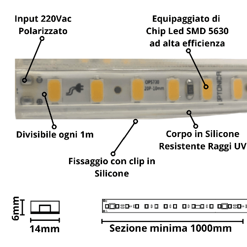 Striscia-led-10-watt-metro-alimentazione-220-volt-ip65-dimmerabile-1-metro-senza-alimentatore-----temperatura-colore-...