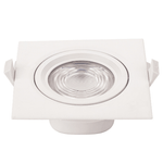 Optonica Faretto led incasso orientabile quadro soffitto 10watt driver incluso *** temperatura colore lampada 6000k