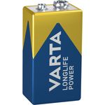 Varta batteria longlife power transistor pp3 alcalina blister 1 pezzo