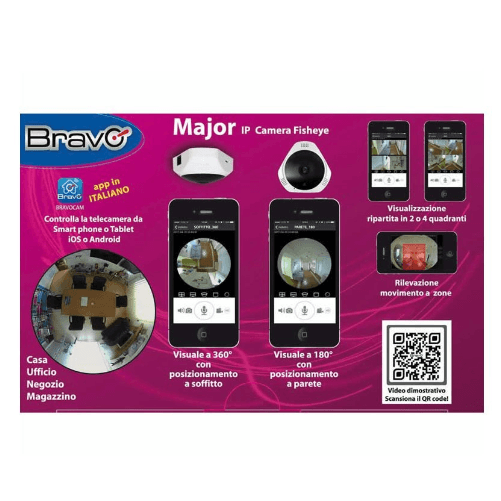 Bravo-major-telecamera-panoramica-fisheye-wi-fi-per-interni-1-mpx-hd