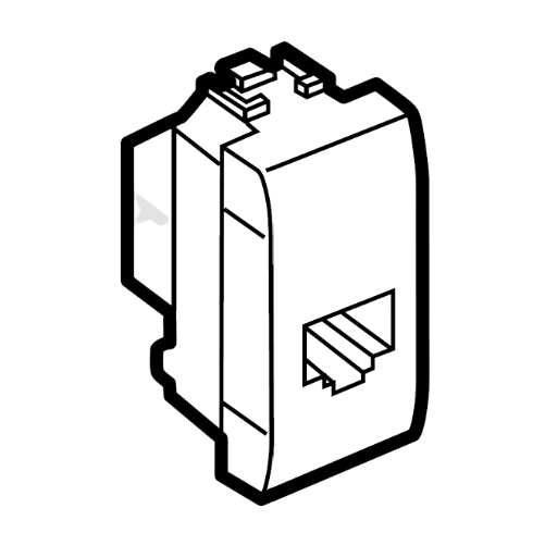 Bticino-matix-presa-telefonica-connettore-rj11-am5958-11n