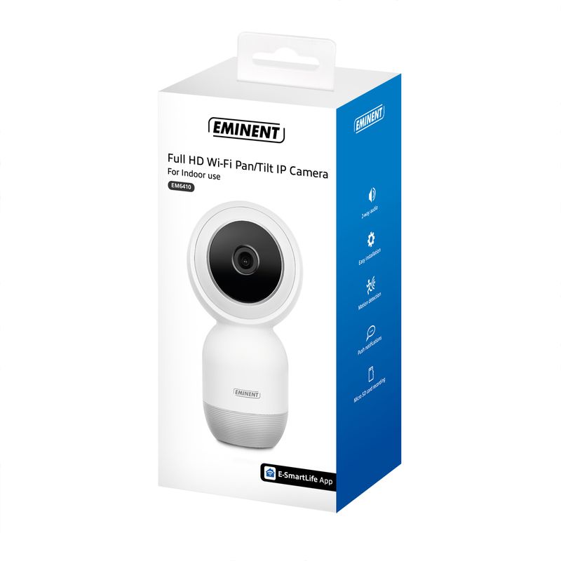 TELECAMERA-IP-WIFI-EMINENT-DA-INTERNO-FULL-HD-PAN-TILT-EM6410