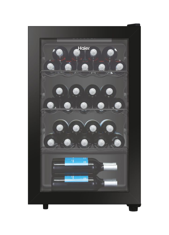 Haier-Wine-Bank-50-Serie-3-HWS31GGE-Cantinetta-vino-con-compressore-Libera-installazione-Nero-31-bottiglia-bottiglie