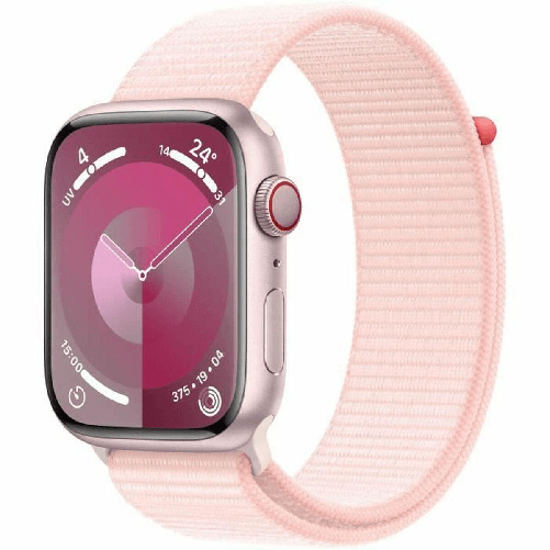 Apple-Watch-Series-9-45-mm-Digitale-396-x-484-Pixel-Touch-screen-4G-Rosa-Wi-Fi-GPS--satellitare---APPLE-WATCH-SERIES9-CE