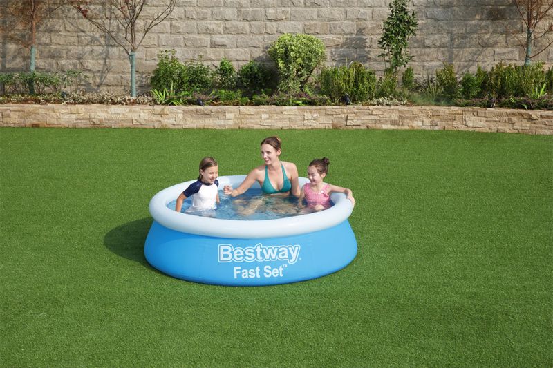 Bestway-Set-Piscina-Gonfiabile-Fast-Rotonda-183x51-cm-Blu