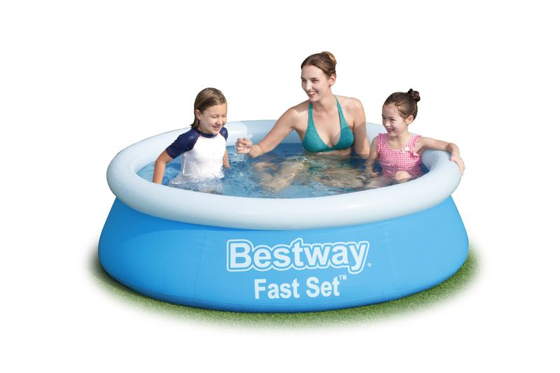 Bestway-Set-Piscina-Gonfiabile-Fast-Rotonda-183x51-cm-Blu