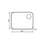 CM-cinzia-60-x-45-R50-Lavello-sottopiano-Rettangolare-Acciaio-inossidabile