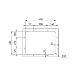 CM-cinzia-60-x-45-R50-Lavello-sottopiano-Rettangolare-Acciaio-inossidabile